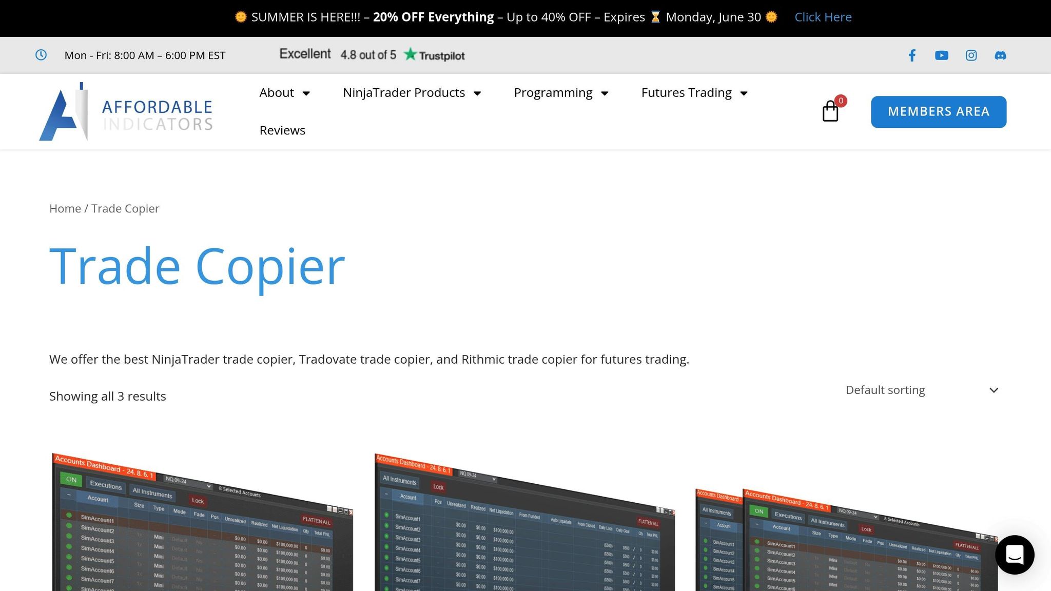 Affordable Indicators TradeCopier