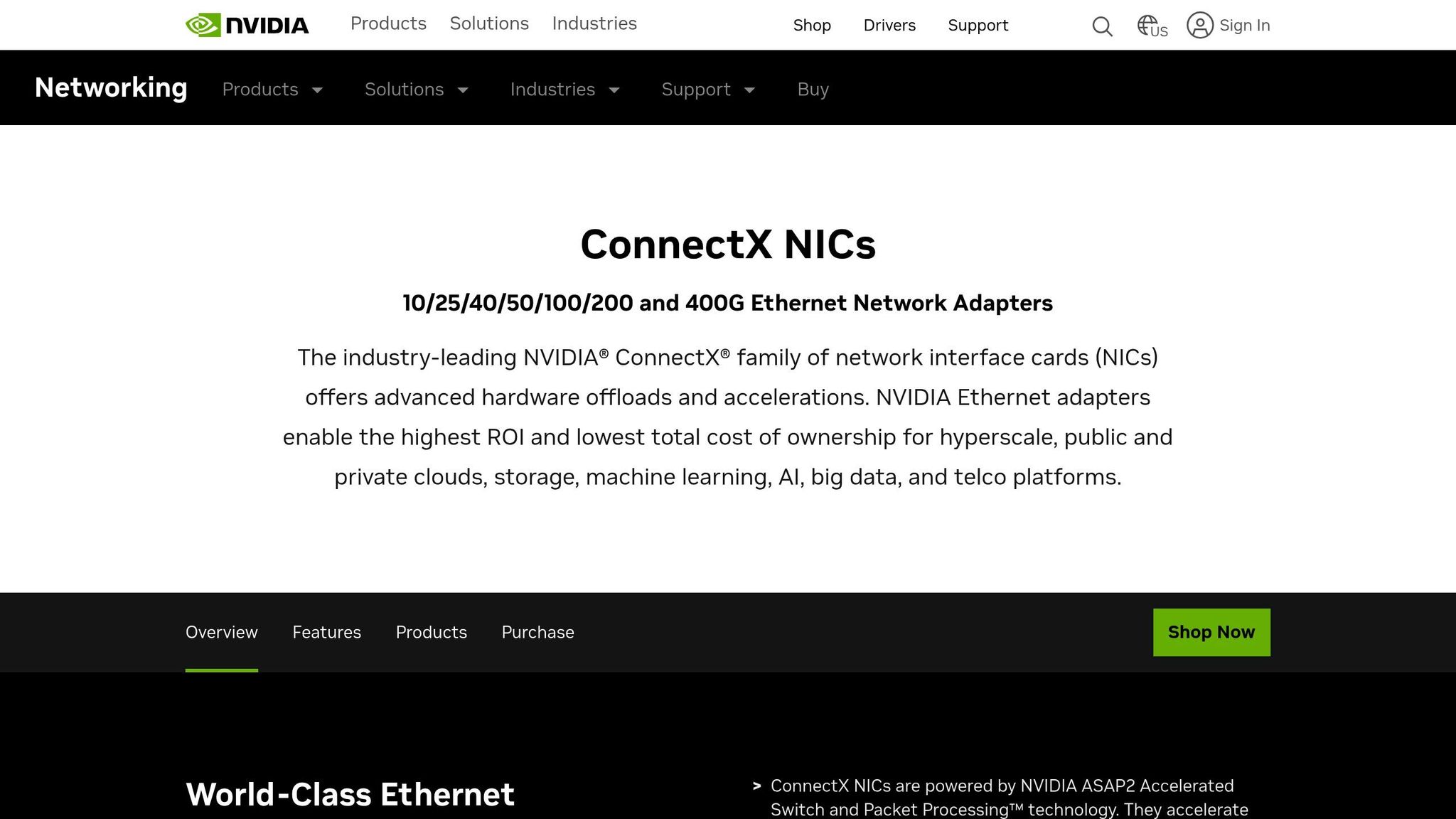 Mellanox ConnectX
